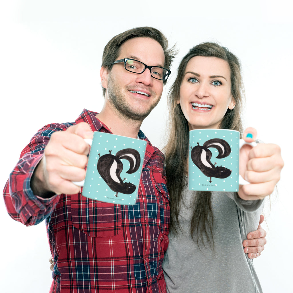 Kindertasse Stinktier Handstand Kunststoff Tasse, Kindergarten, Tasse, Trinkbecher, Camping Becher, Kaffeetasse, Kunststoffbecher, Kindergartenbecher, Outdoorgeschirr, Kunststoffgeschirr, Reisebecher, Reisetasse, Kinderbecher, Stinktier, Skunk, Wildtier, Raubtier, Stinker, Stinki, Spielplatz, verpielt, Kind