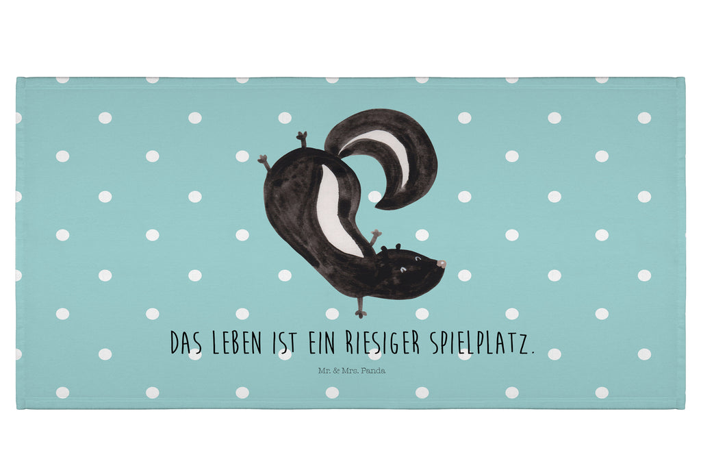 50 x 100 Handtuch Stinktier Handstand Handtuch, Badehandtuch, Badezimmer, Handtücher, groß, Kinder, Baby, Stinktier, Skunk, Wildtier, Raubtier, Stinker, Stinki, Spielplatz, verpielt, Kind