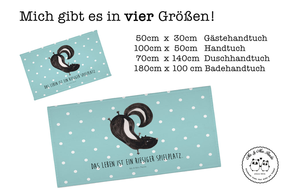 50 x 100 Handtuch Stinktier Handstand Handtuch, Badehandtuch, Badezimmer, Handtücher, groß, Kinder, Baby, Stinktier, Skunk, Wildtier, Raubtier, Stinker, Stinki, Spielplatz, verpielt, Kind