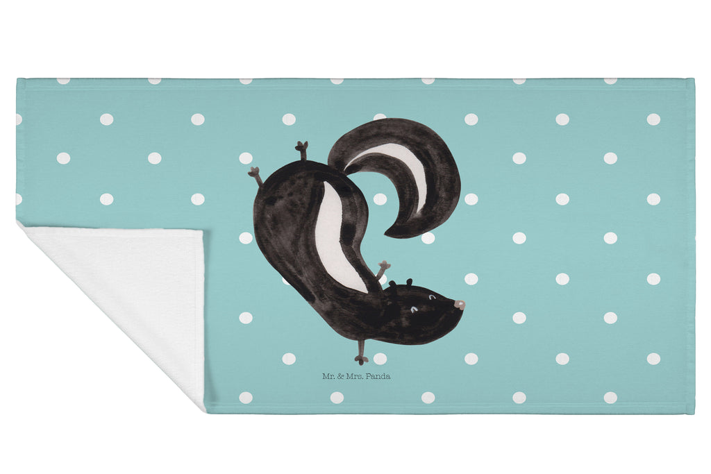 50 x 100 Handtuch Stinktier Handstand Handtuch, Badehandtuch, Badezimmer, Handtücher, groß, Kinder, Baby, Stinktier, Skunk, Wildtier, Raubtier, Stinker, Stinki, Spielplatz, verpielt, Kind