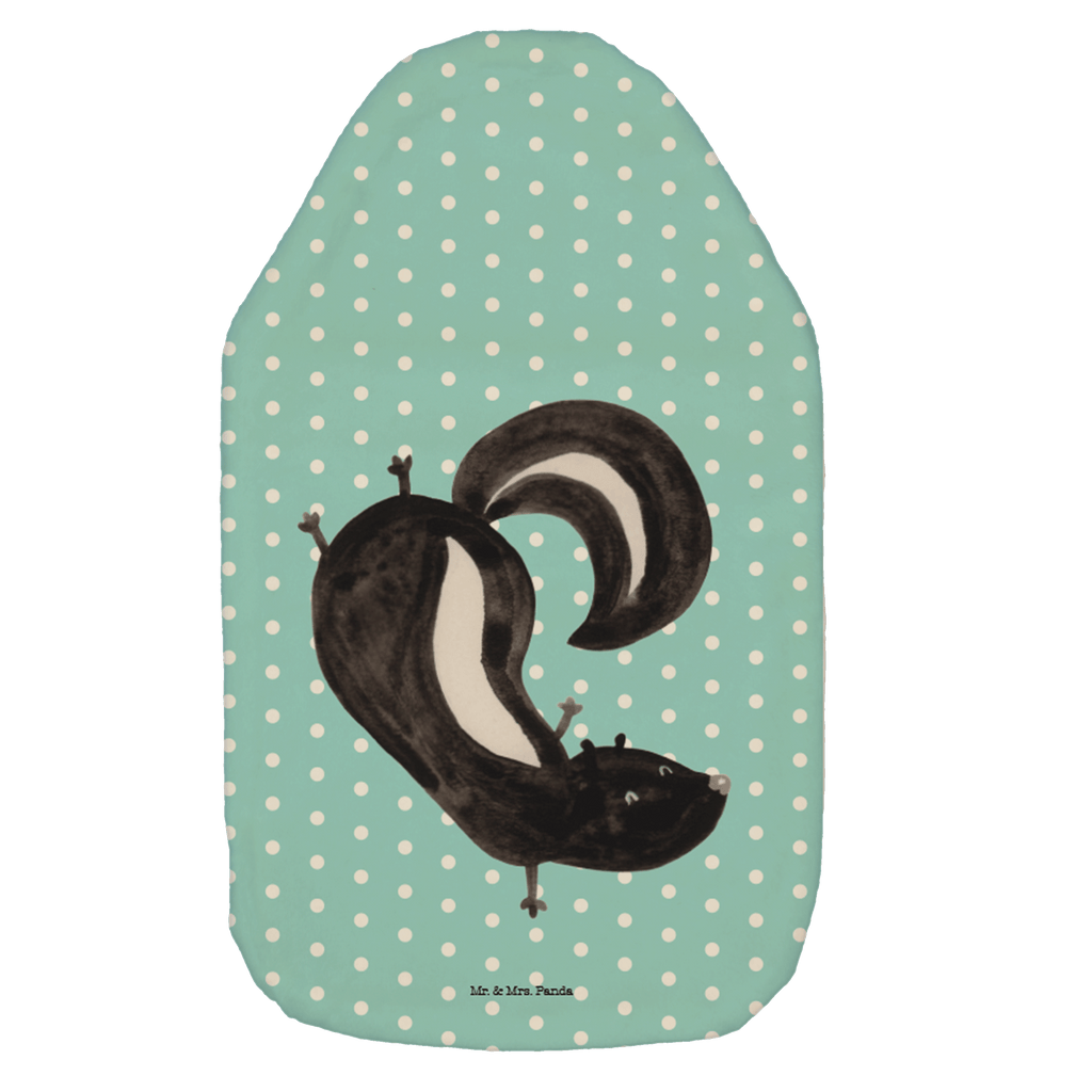 Wärmflasche Stinktier Handstand Wärmekissen, Kinderwärmflasche, Körnerkissen, Wärmflaschenbezug, Wärmflasche mit Bezug, Stinktier, Skunk, Wildtier, Raubtier, Stinker, Stinki, Spielplatz, verpielt, Kind