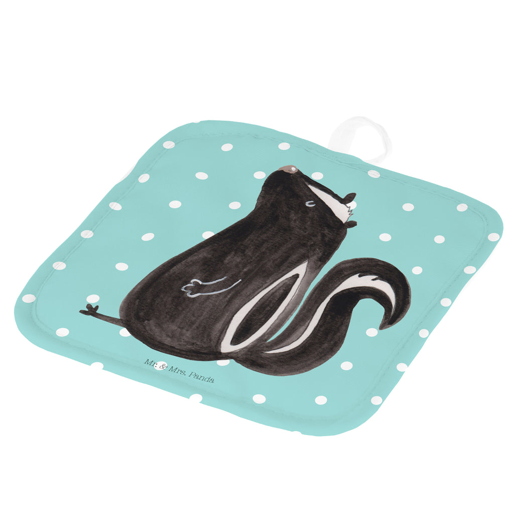 2er Set Topflappen  Stinktier sitzend Topflappen, Topfuntersetzer, Ofenhandschuh, Topflappen Set, Topflappen lustig, Topflappen mit Spruch, Stinktier, Skunk, Wildtier, Raubtier, Stinker, Stinki, Spruch, Büro, Recht, Besserwisser