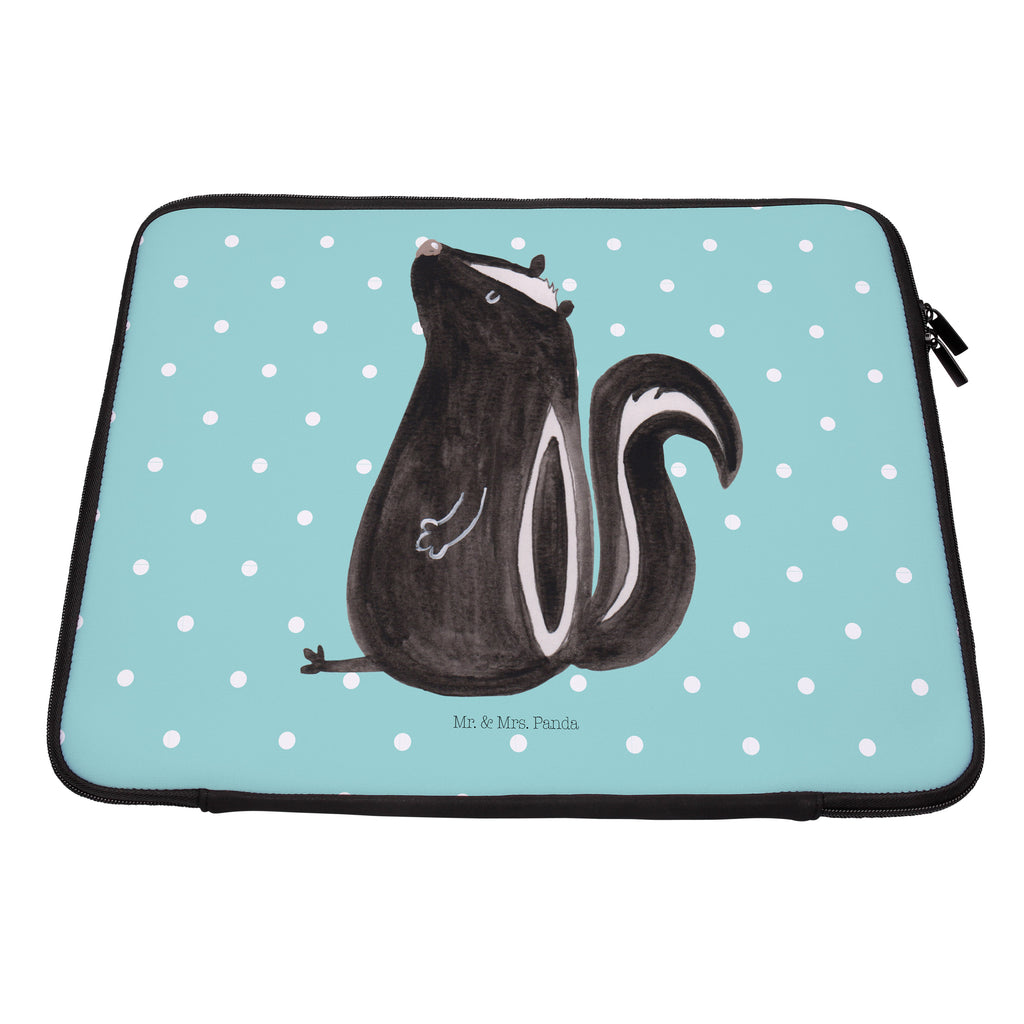 33 x 42 Notebook Tasche Stinktier sitzend Notebook Tasche, Laptop, Computertasche, Tasche, Schutzhülle, Stinktier, Skunk, Wildtier, Raubtier, Stinker, Stinki, Spruch, Büro, Recht, Besserwisser