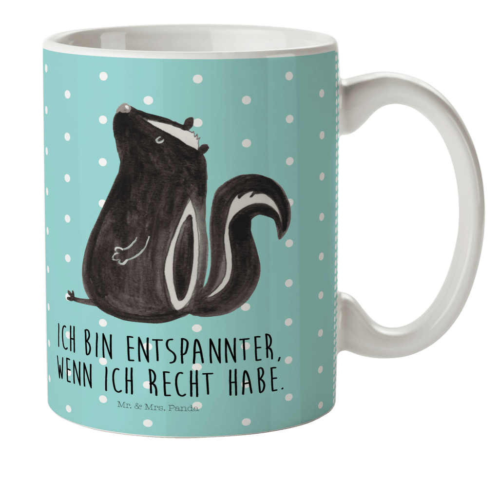 Kindertasse Stinktier sitzend Kunststoff Tasse, Kindergarten, Tasse, Trinkbecher, Camping Becher, Kaffeetasse, Kunststoffbecher, Kindergartenbecher, Outdoorgeschirr, Kunststoffgeschirr, Reisebecher, Reisetasse, Kinderbecher, Stinktier, Skunk, Wildtier, Raubtier, Stinker, Stinki, Spruch, Büro, Recht, Besserwisser