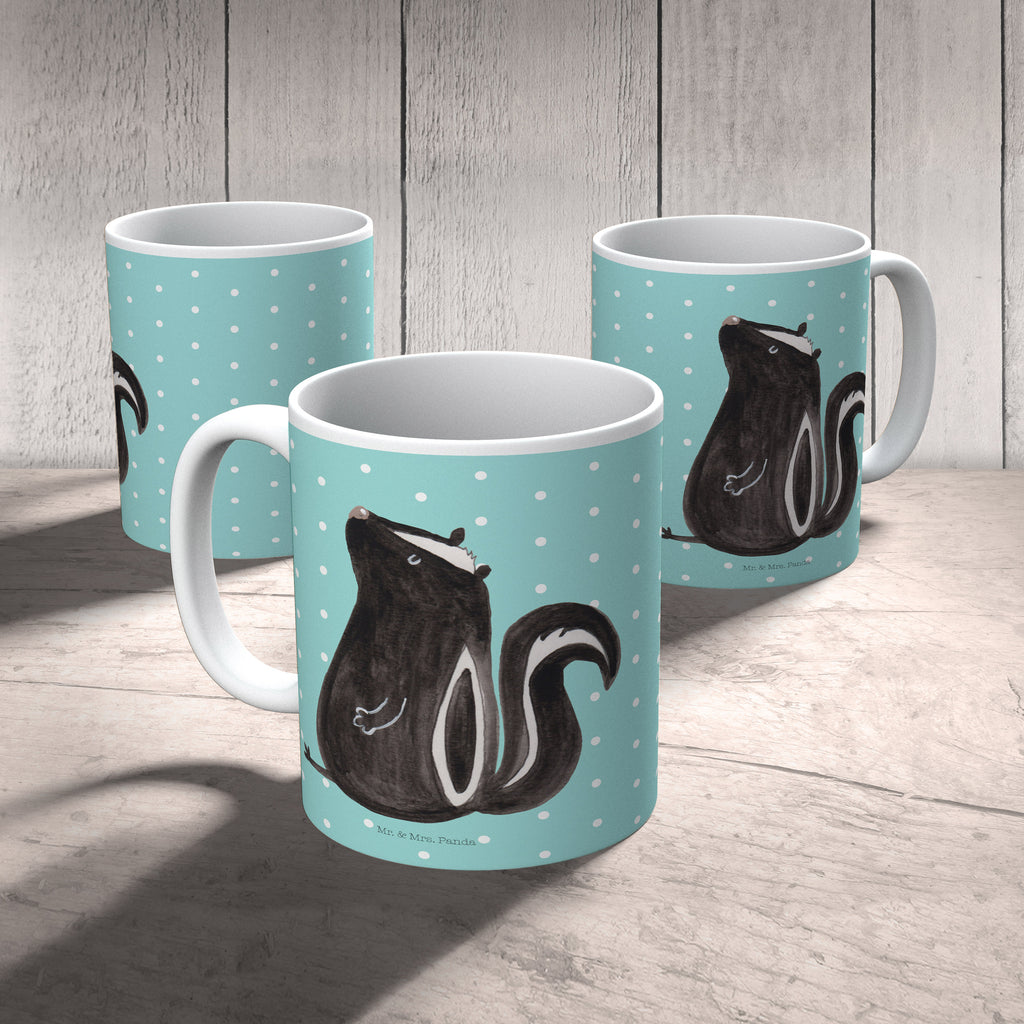 Kindertasse Stinktier sitzend Kunststoff Tasse, Kindergarten, Tasse, Trinkbecher, Camping Becher, Kaffeetasse, Kunststoffbecher, Kindergartenbecher, Outdoorgeschirr, Kunststoffgeschirr, Reisebecher, Reisetasse, Kinderbecher, Stinktier, Skunk, Wildtier, Raubtier, Stinker, Stinki, Spruch, Büro, Recht, Besserwisser