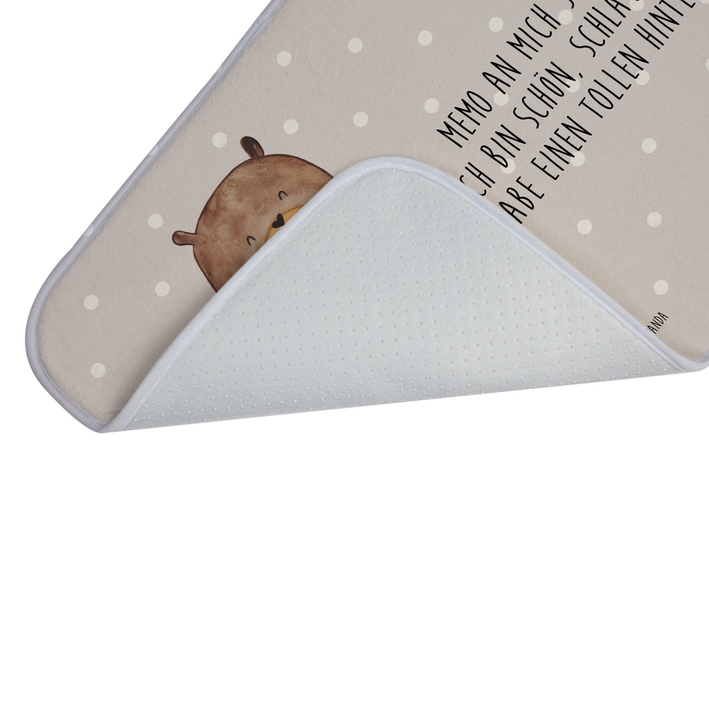 Badvorleger Otter Blumenstrauß Badematte, Badteppich, Duschvorleger, Badezimmerteppich, Badezimmermatte, Badvorleger, Duschmatte, Duschteppich, Otter, Fischotter, Seeotter, Otter Seeotter See Otter