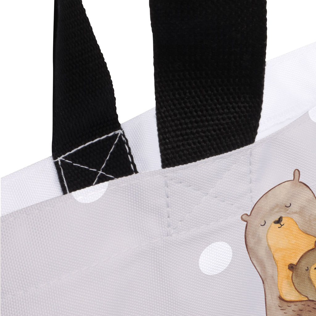 Shopper Otter mit Kind Beutel, Einkaufstasche, Tasche, Strandtasche, Einkaufsbeutel, Shopper, Schultasche, Freizeittasche, Tragebeutel, Schulbeutel, Alltagstasche, Otter, Fischotter, Seeotter, Otter Seeotter See Otter