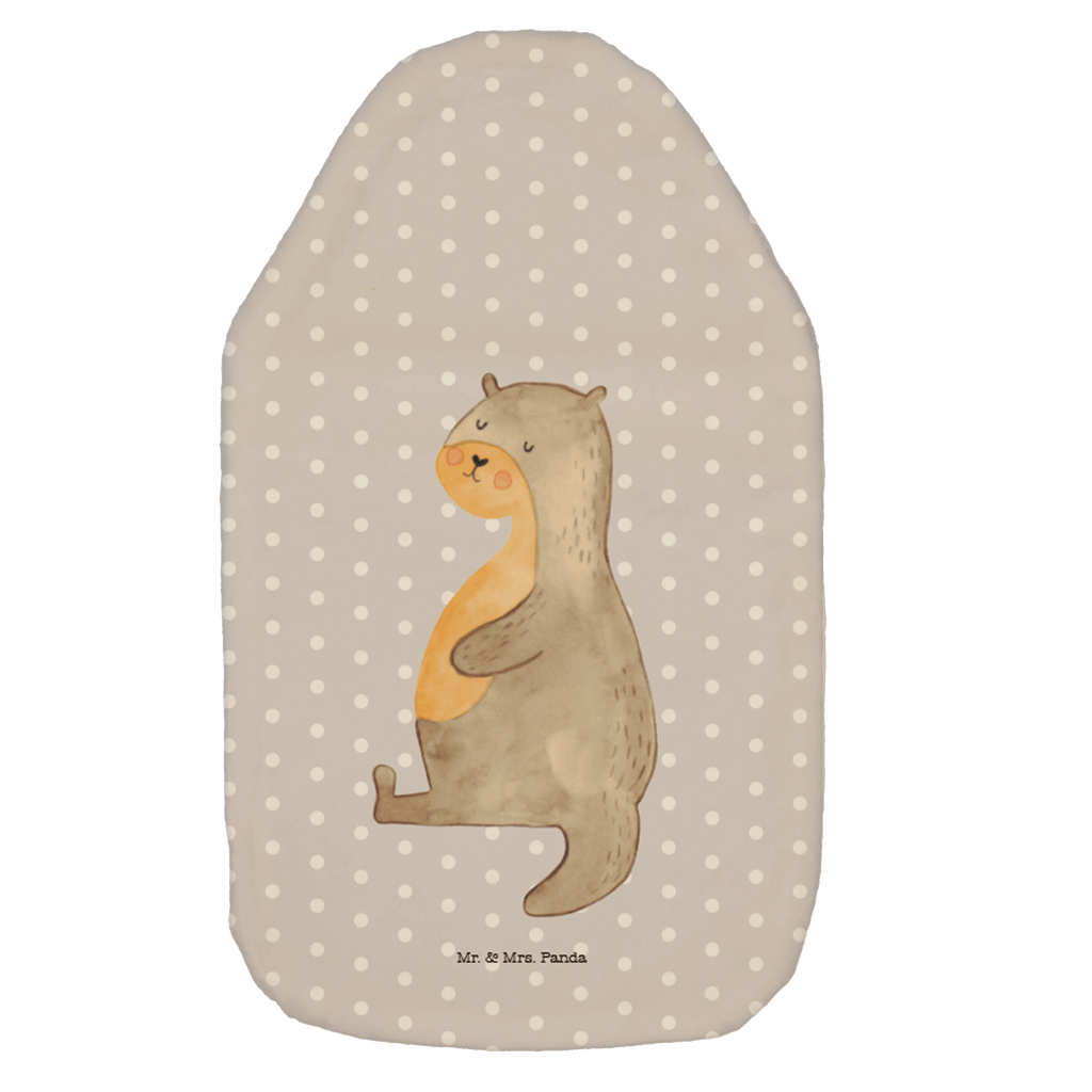 Wärmflasche Otter Bauch Wärmekissen, Kinderwärmflasche, Körnerkissen, Wärmflaschenbezug, Wärmflasche mit Bezug, Otter, Fischotter, Seeotter, Otter Seeotter See Otter