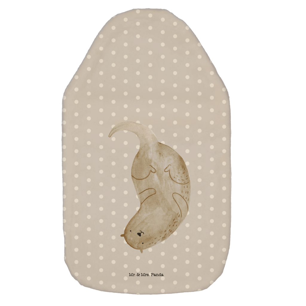 Wärmflasche Otter kopfüber Wärmekissen, Kinderwärmflasche, Körnerkissen, Wärmflaschenbezug, Wärmflasche mit Bezug, Otter, Fischotter, Seeotter, Otter Seeotter See Otter