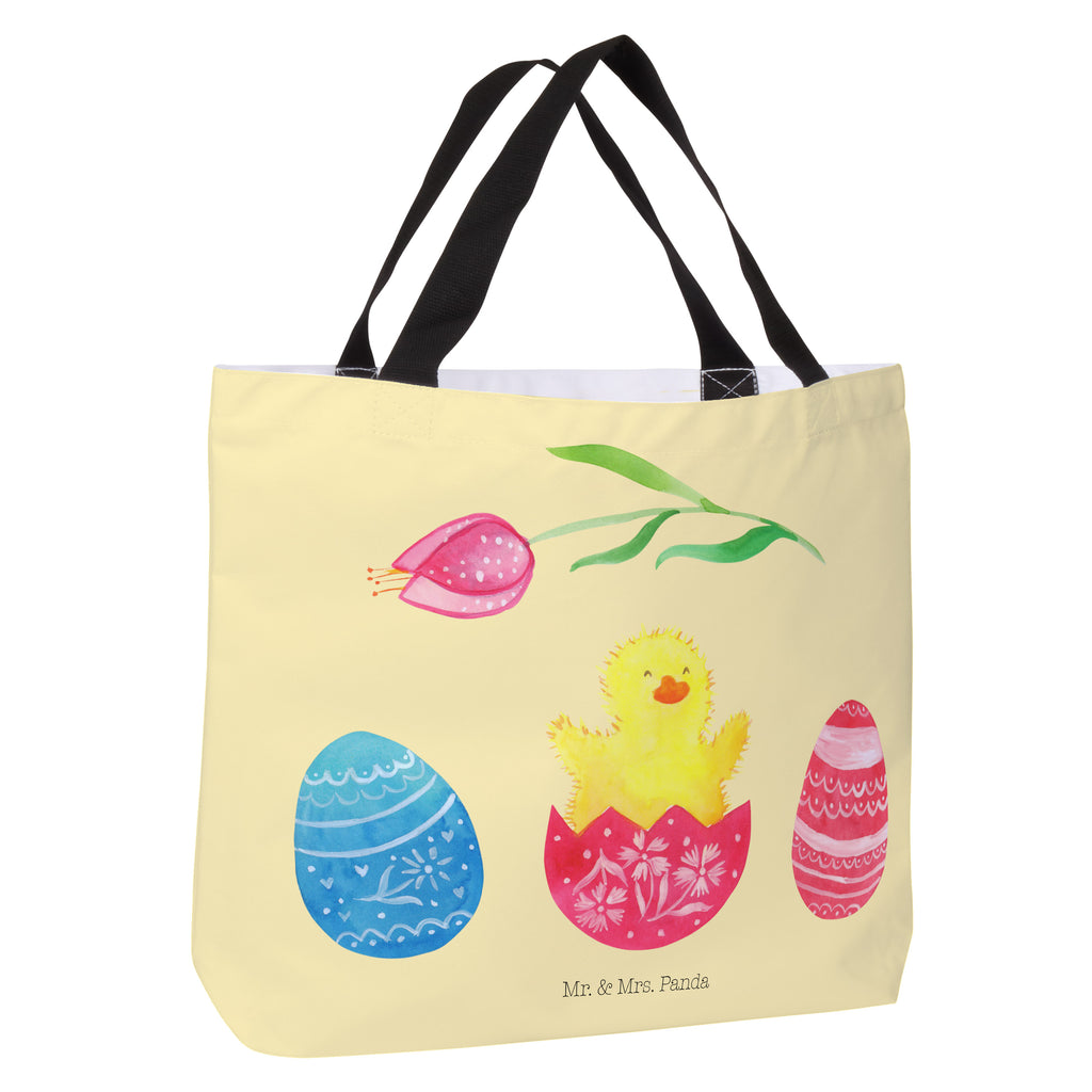 Shopper Küken geschlüpft Beutel, Einkaufstasche, Tasche, Strandtasche, Einkaufsbeutel, Shopper, Schultasche, Freizeittasche, Tragebeutel, Schulbeutel, Alltagstasche, Ostern, Osterhase, Ostergeschenke, Osternest, Osterdeko, Geschenk zu Ostern, Küken, Osterei, Ostereier, Ei, Frühlingsgefühle, Freude, Grüße, liebe Grüße, Frohe Ostern, Ostergrüße