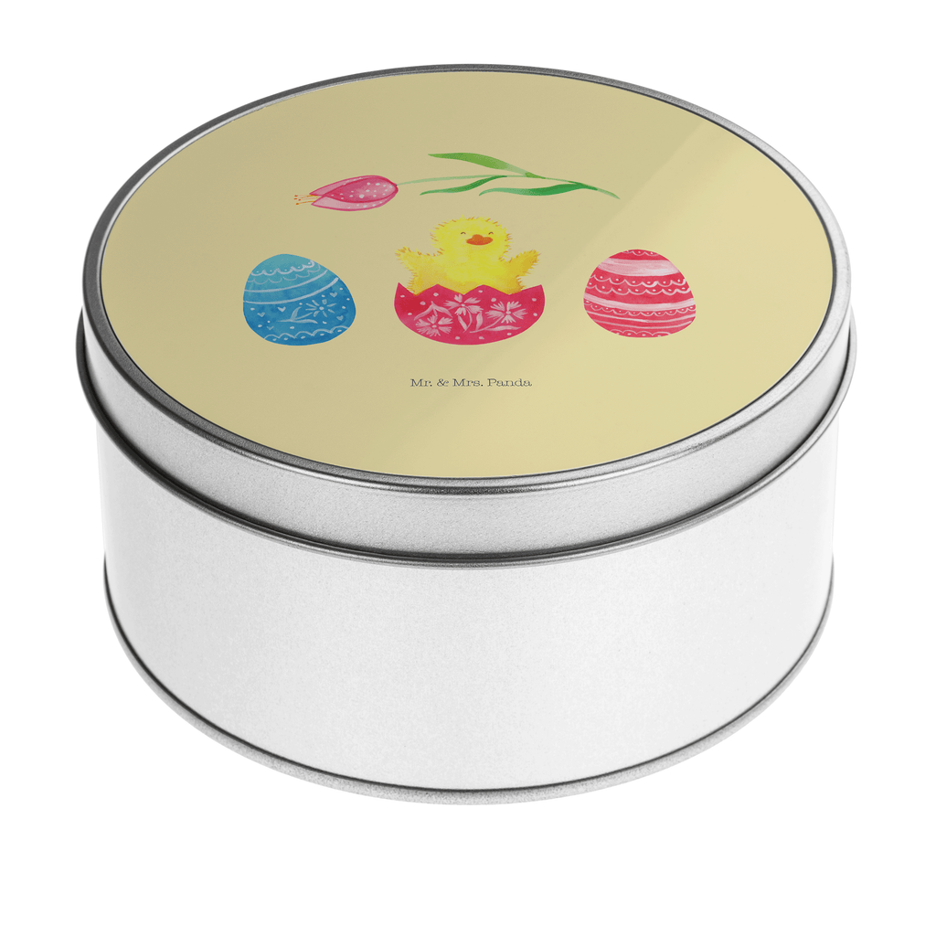 Blechdose rund Küken geschlüpft Metalldose, Keksdose, Dose, Vorratsdose, Geschenkbox, Ostern, Osterhase, Ostergeschenke, Osternest, Osterdeko, Geschenk zu Ostern, Küken, Osterei, Ostereier, Ei, Frühlingsgefühle, Freude, Grüße, liebe Grüße, Frohe Ostern, Ostergrüße