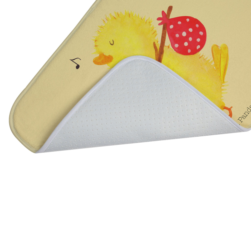 Badvorleger Küken Wanderer Badematte, Badteppich, Duschvorleger, Badezimmerteppich, Badezimmermatte, Badvorleger, Duschmatte, Duschteppich, Ostern, Osterhase, Ostergeschenke, Osternest, Osterdeko, Geschenk zu Ostern, Küken, Osterei, Ostereier, Ei, Frühlingsgefühle, Freude, Grüße, liebe Grüße, Frohe Ostern, Ostergrüße, Flausen, Wunder, Reisen, Weltenbummler, Zeit, Zeitmanagement, Backpacker
