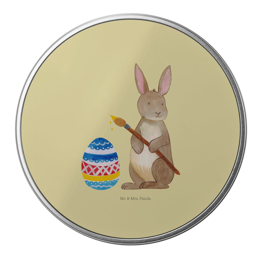 Blechdose rund Hase Eiermalen Metalldose, Keksdose, Dose, Vorratsdose, Geschenkbox, Ostern, Osterhase, Ostergeschenke, Osternest, Osterdeko, Geschenk zu Ostern, Frohe Ostern, Ostergrüße, Osterblume, Osterei, bemalte Ostereier, Hase, Kaninchen, Eiermalen