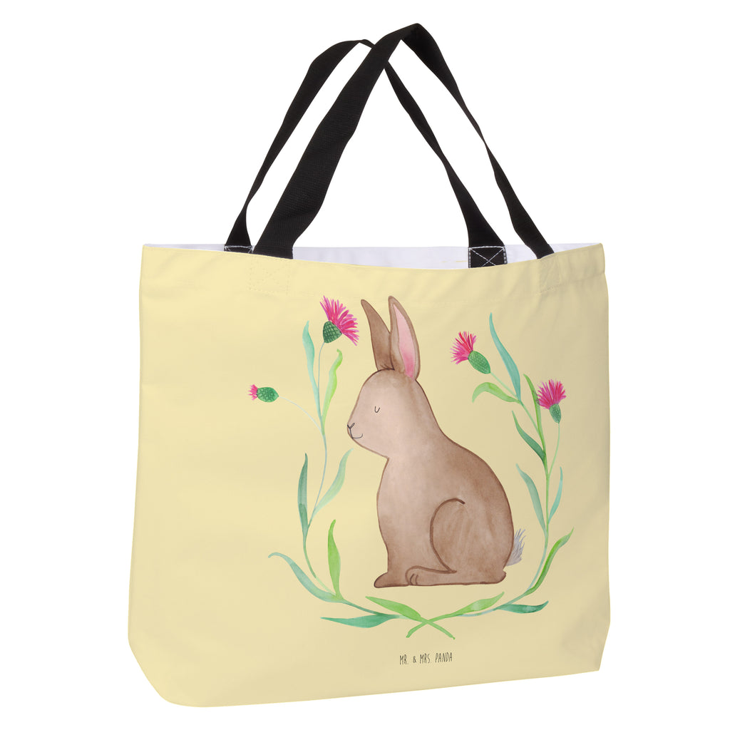 Shopper Hase sitzend Beutel, Einkaufstasche, Tasche, Strandtasche, Einkaufsbeutel, Shopper, Schultasche, Freizeittasche, Tragebeutel, Schulbeutel, Alltagstasche, Ostern, Osterhase, Ostergeschenke, Osternest, Osterdeko, Geschenk zu Ostern, Frohe Ostern, Ostergrüße, Osterblume, Liebe, Grüße, Hase, Kaninchen