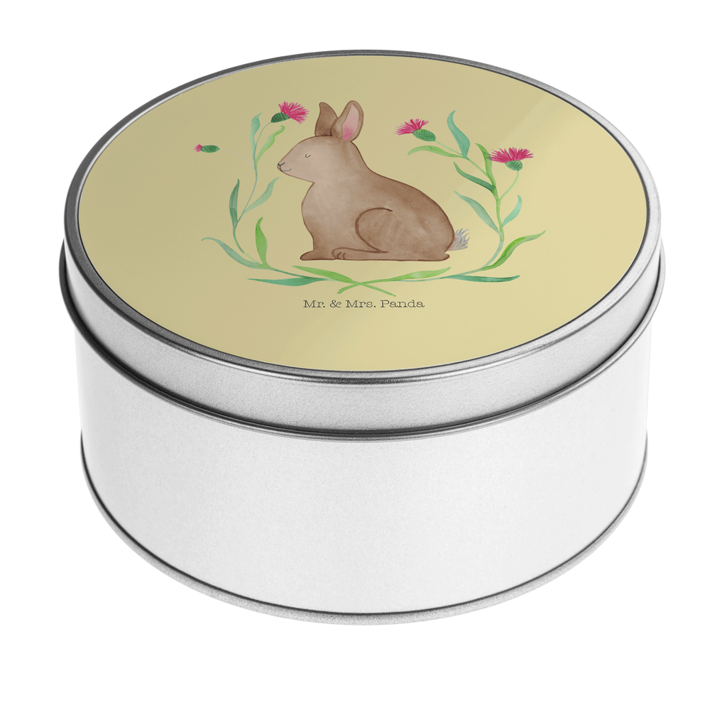 Blechdose rund Hase sitzend Metalldose, Keksdose, Dose, Vorratsdose, Geschenkbox, Ostern, Osterhase, Ostergeschenke, Osternest, Osterdeko, Geschenk zu Ostern, Frohe Ostern, Ostergrüße, Osterblume, Liebe, Grüße, Hase, Kaninchen