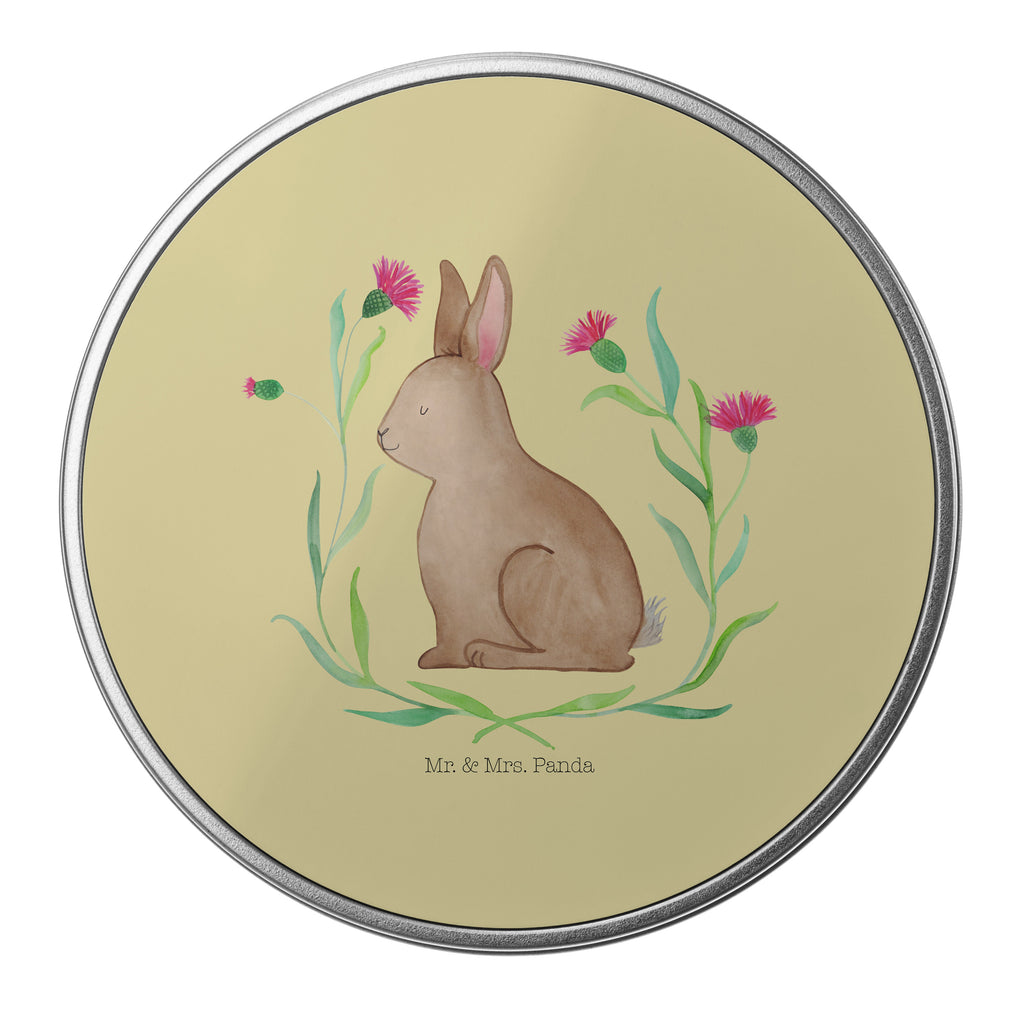 Blechdose rund Hase sitzend Metalldose, Keksdose, Dose, Vorratsdose, Geschenkbox, Ostern, Osterhase, Ostergeschenke, Osternest, Osterdeko, Geschenk zu Ostern, Frohe Ostern, Ostergrüße, Osterblume, Liebe, Grüße, Hase, Kaninchen