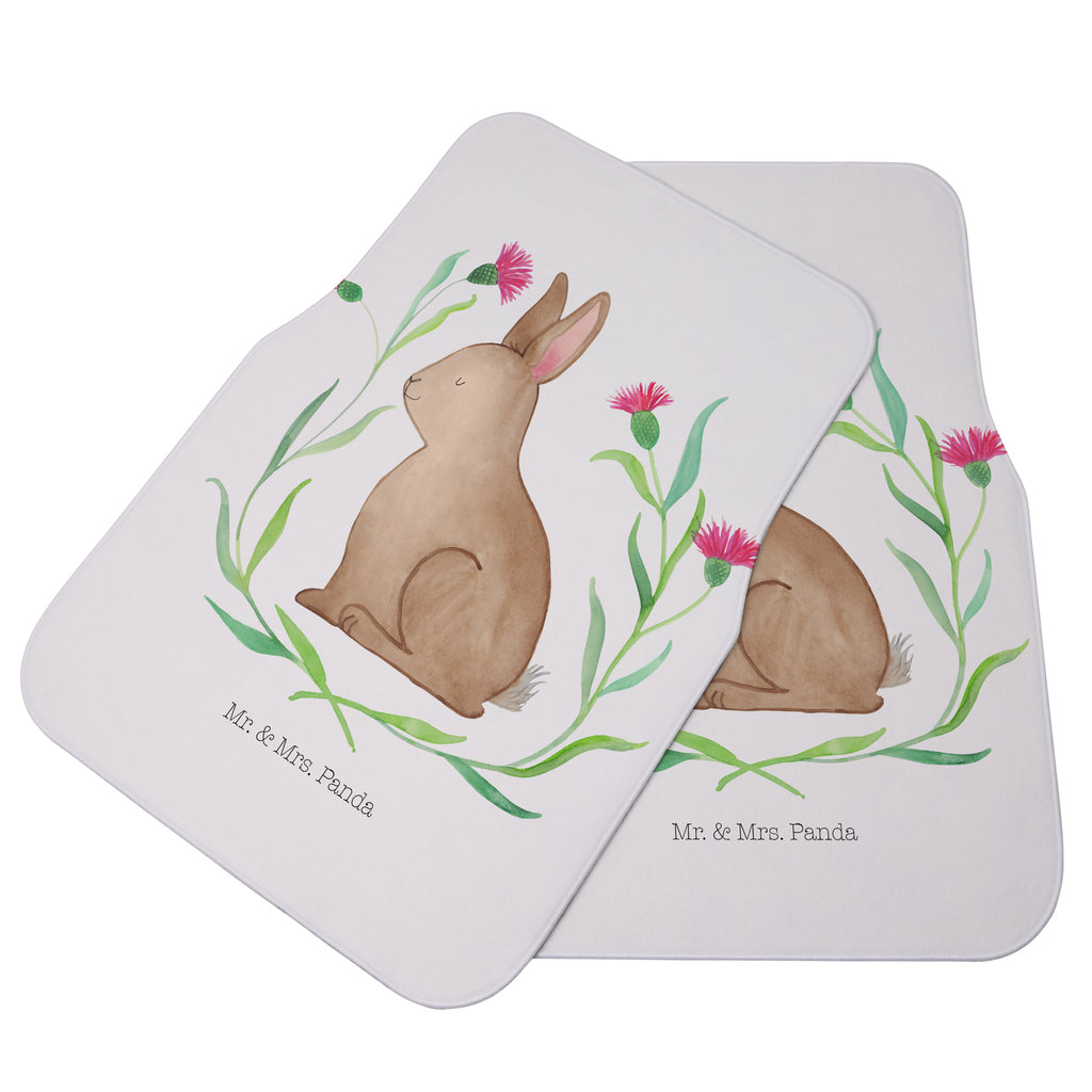 Fahrer Autofußmatte Hase sitzend Autofußmatten, Fußmatte Auto, Fahrer, Schmutzmatte Auto, Ostern, Osterhase, Ostergeschenke, Osternest, Osterdeko, Geschenk zu Ostern, Frohe Ostern, Ostergrüße, Osterblume, Liebe, Grüße, Hase, Kaninchen