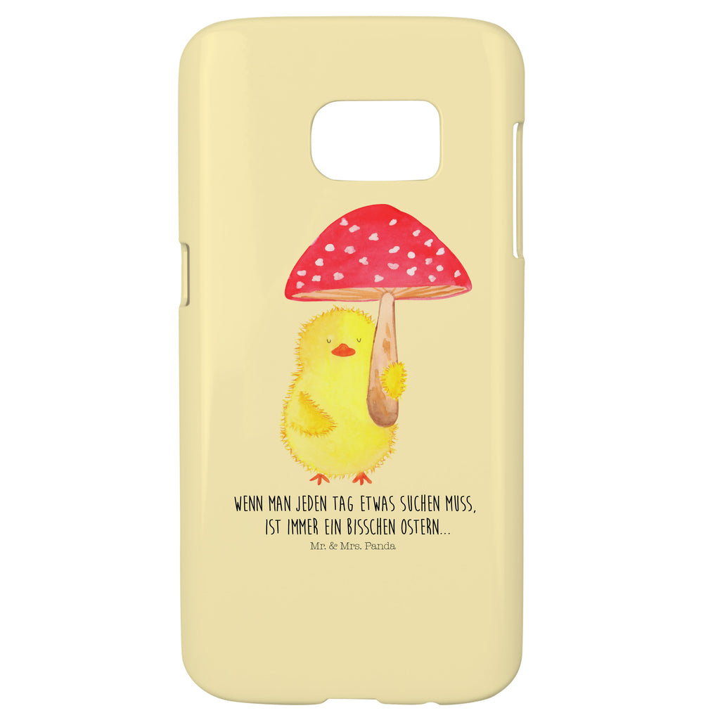 Samsung Galaxy S7 Handyhülle Küken Fliegenpilz Handycover, Handyhülle, Cover, Handy, Hülle, Samsung, Samsung Galaxy S7, Ostern, Osterhase, Ostergeschenke, Osternest, Osterdeko, Geschenk zu Ostern, Küken, Fliegenpilz, Glückspilz, Frohe Ostern, Ostergrüße