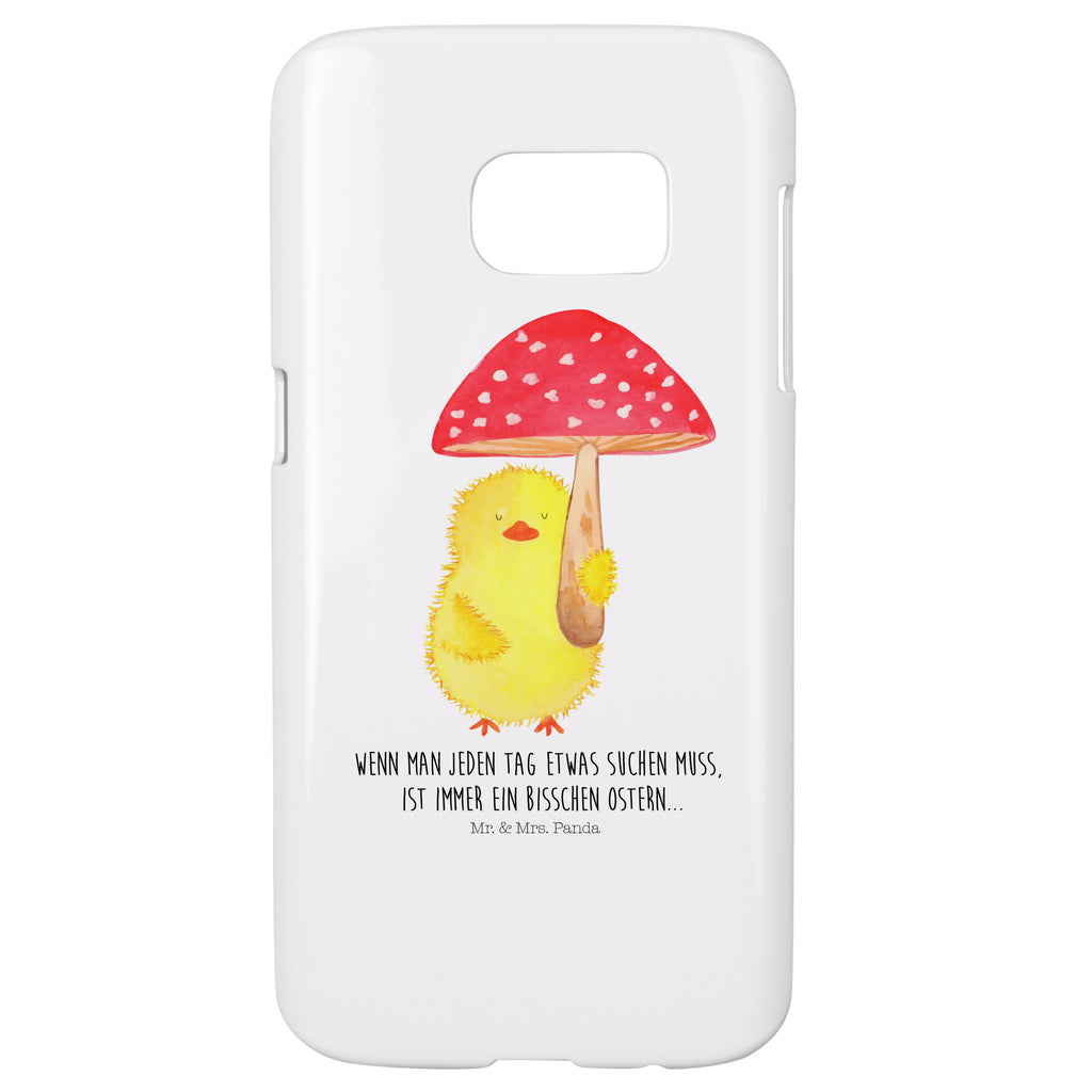 Samsung Galaxy S7 Handyhülle Küken Fliegenpilz Handycover, Handyhülle, Cover, Handy, Hülle, Samsung, Samsung Galaxy S7, Ostern, Osterhase, Ostergeschenke, Osternest, Osterdeko, Geschenk zu Ostern, Küken, Fliegenpilz, Glückspilz, Frohe Ostern, Ostergrüße
