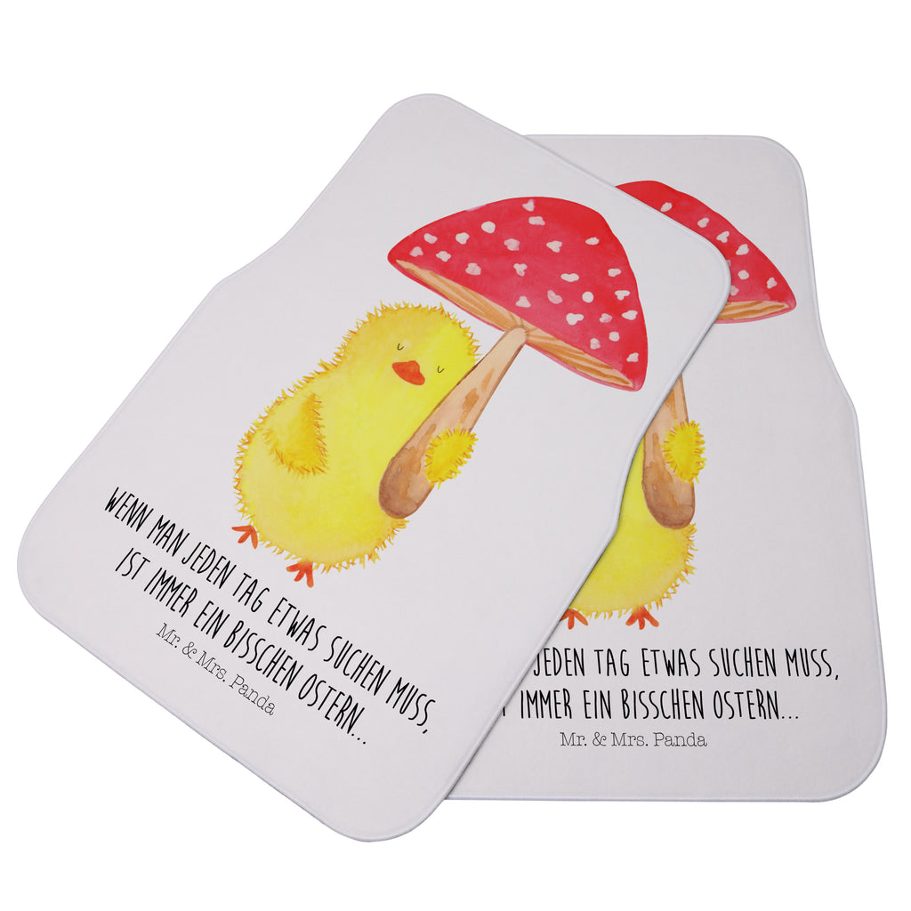 Fahrer Autofußmatte Küken Fliegenpilz Autofußmatten, Fußmatte Auto, Fahrer, Schmutzmatte Auto, Ostern, Osterhase, Ostergeschenke, Osternest, Osterdeko, Geschenk zu Ostern, Küken, Fliegenpilz, Glückspilz, Frohe Ostern, Ostergrüße