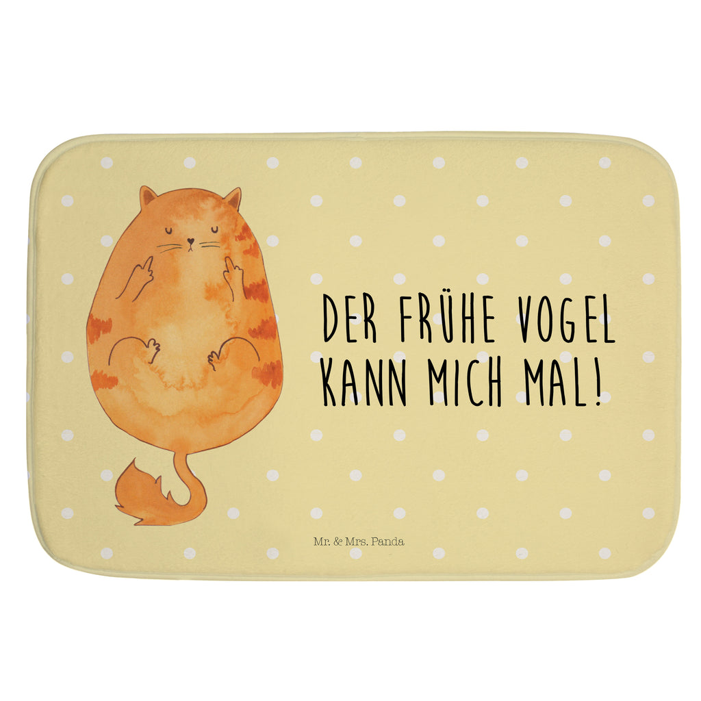 Badvorleger Katze Frühaufsteher Badematte, Badteppich, Duschvorleger, Badezimmerteppich, Badezimmermatte, Badvorleger, Duschmatte, Duschteppich, Katze, Katzenmotiv, Katzenfan, Katzendeko, Katzenfreund, Katzenliebhaber, Katzenprodukte, Katzenartikel, Katzenaccessoires, Katzensouvenirs, Katzenliebhaberprodukte, Katzenmotive, Der frühe Vogel kann mich mal, Morgenmuffel, Frühaufsteher, Kaffee, Katzen, Kater, Mietze