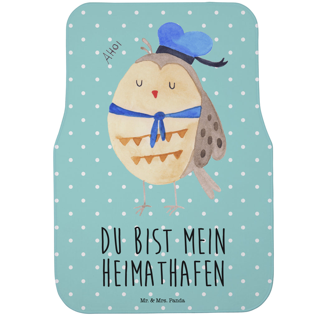 Fahrer Autofußmatte Eule Matrosen Autofußmatten, Fußmatte Auto, Fahrer, Schmutzmatte Auto, Eule, Eule Spruch, Eule Deko, Owl, Wortspiel lustig, Matrose, Freundin, Ehe, Seefahrer, Heimathafen, Hochzeitstag Geschenk