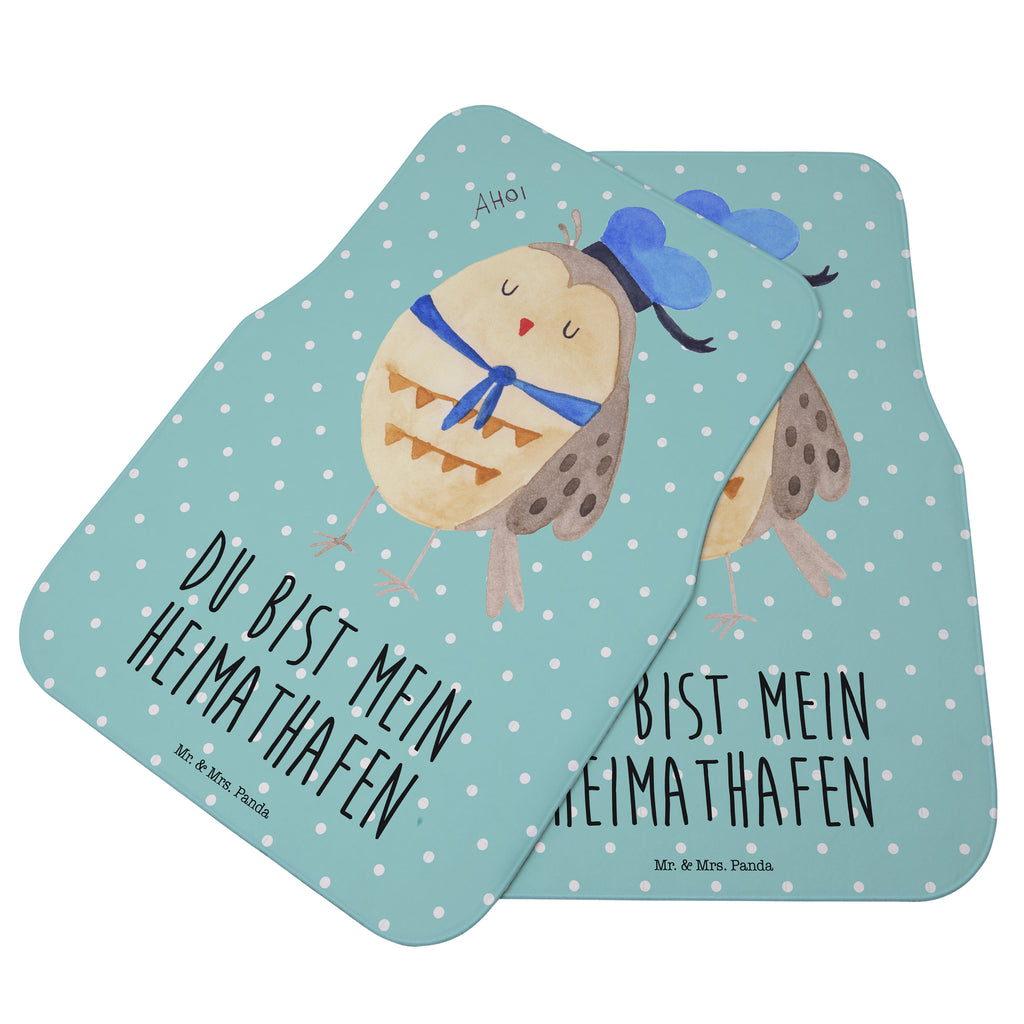 Fahrer Autofußmatte Eule Matrosen Autofußmatten, Fußmatte Auto, Fahrer, Schmutzmatte Auto, Eule, Eule Spruch, Eule Deko, Owl, Wortspiel lustig, Matrose, Freundin, Ehe, Seefahrer, Heimathafen, Hochzeitstag Geschenk