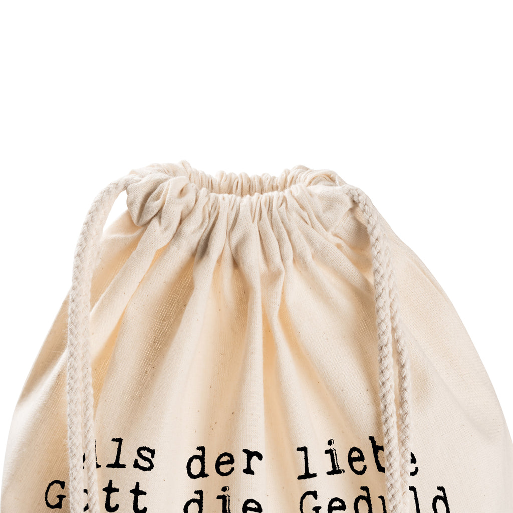 Sportbeutel Sprüche und Zitate Als der liebe Gott die Geduld verteilt hat, stand ich hupend im Stau. Sportbeutel, Turnbeutel, Beutel, Sporttasche, Tasche, Stoffbeutel, Sportbeutel Kinder, Spruch, Sprüche, lustig, Weisheiten, Zitate, Spruch Sprüche Weisheiten Zitate Lustig Weisheit Worte