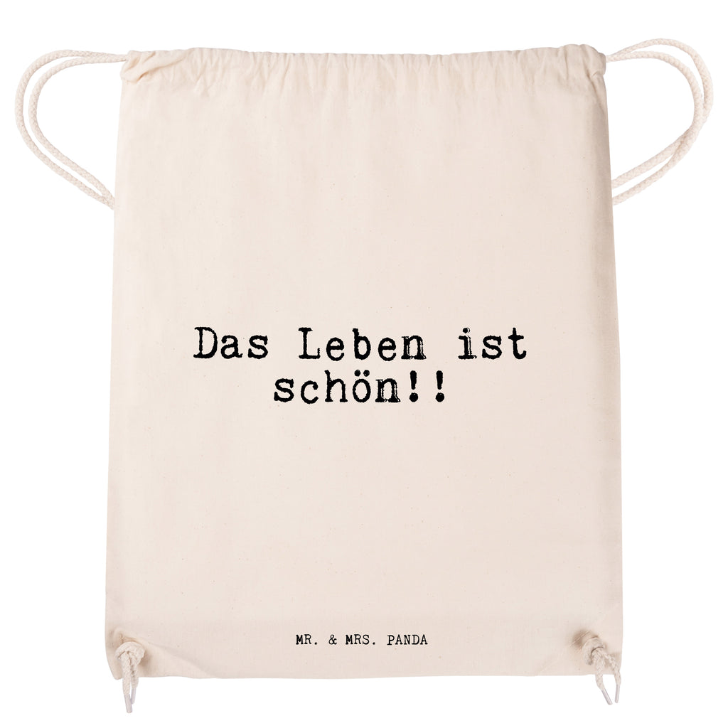 Sportbeutel Sprüche und Zitate Das Leben ist schön!! Sportbeutel, Turnbeutel, Beutel, Sporttasche, Tasche, Stoffbeutel, Sportbeutel Kinder, Spruch, Sprüche, lustig, Weisheiten, Zitate, Spruch Sprüche Weisheiten Zitate Lustig Weisheit Worte