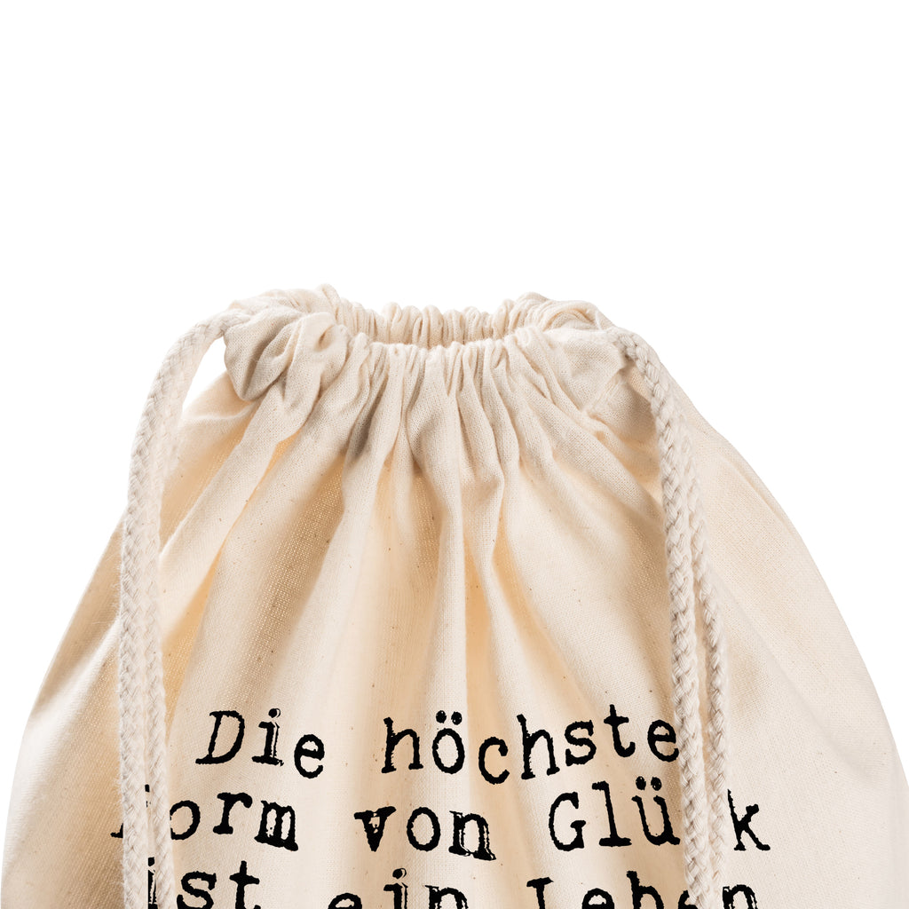 Sportbeutel Sprüche und Zitate Die höchste Form von Glück ist ein Leben mit einem gewissen Grad an Verrücktheit. Sportbeutel, Turnbeutel, Beutel, Sporttasche, Tasche, Stoffbeutel, Sportbeutel Kinder, Spruch, Sprüche, lustig, Weisheiten, Zitate, Spruch Sprüche Weisheiten Zitate Lustig Weisheit Worte