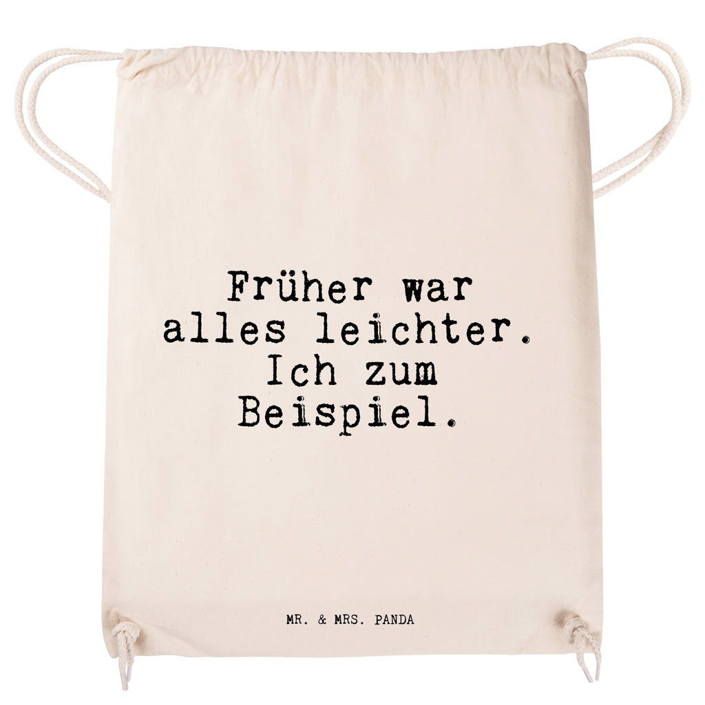 Sportbeutel Sprüche und Zitate Früher war alles leichter. Ich zum Beispiel. Sportbeutel, Turnbeutel, Beutel, Sporttasche, Tasche, Stoffbeutel, Sportbeutel Kinder, Spruch, Sprüche, lustig, Weisheiten, Zitate, Spruch Sprüche Weisheiten Zitate Lustig Weisheit Worte