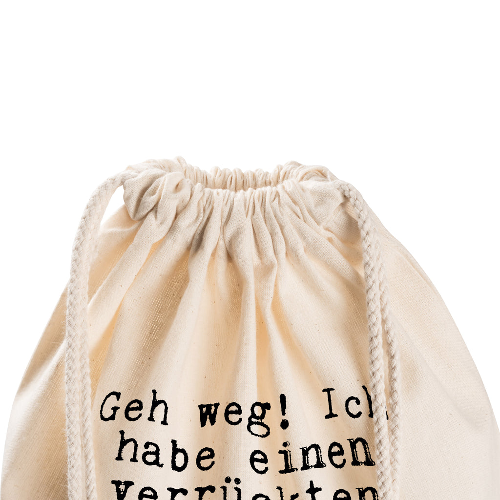 Sportbeutel Sprüche und Zitate Geh weg! Ich habe einen verrückten Bruder und keine Angst davor, ihn einzusetzen! Sportbeutel, Turnbeutel, Beutel, Sporttasche, Tasche, Stoffbeutel, Sportbeutel Kinder, Spruch, Sprüche, lustig, Weisheiten, Zitate, Spruch Sprüche Weisheiten Zitate Lustig Weisheit Worte