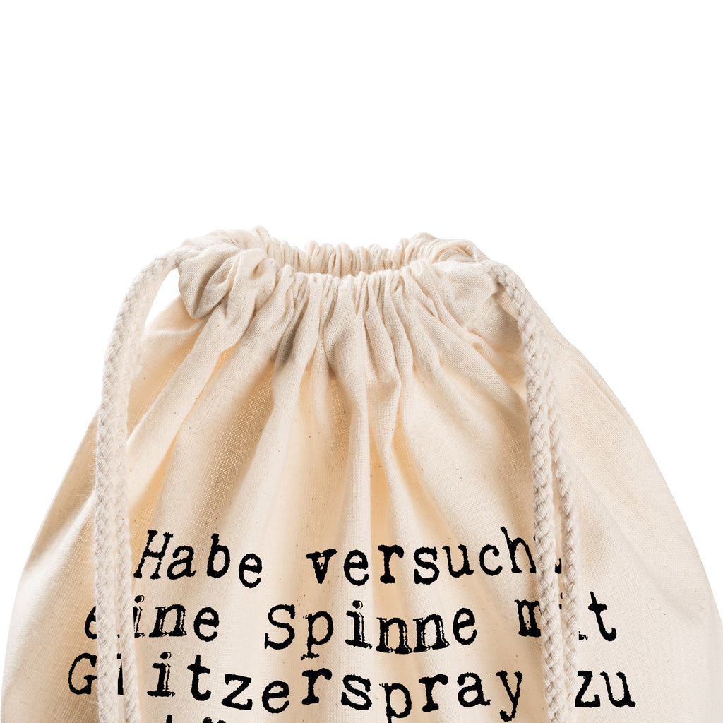 Sportbeutel Sprüche und Zitate Habe versucht eine Spinne mit Glitzerspray zu töten. Sie strippt jetzt und nennt sich langbeinige Glitterbell. Sportbeutel, Turnbeutel, Beutel, Sporttasche, Tasche, Stoffbeutel, Sportbeutel Kinder, Spruch, Sprüche, lustig, Weisheiten, Zitate, Spruch Sprüche Weisheiten Zitate Lustig Weisheit Worte
