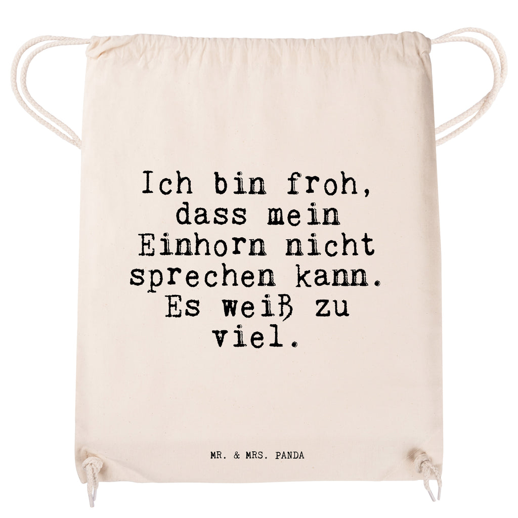 Sportbeutel Sprüche und Zitate Ich bin froh, dass mein Einhorn nicht sprechen kann. Es weiß zu viel. Sportbeutel, Turnbeutel, Beutel, Sporttasche, Tasche, Stoffbeutel, Sportbeutel Kinder, Spruch, Sprüche, lustig, Weisheiten, Zitate, Spruch Sprüche Weisheiten Zitate Lustig Weisheit Worte