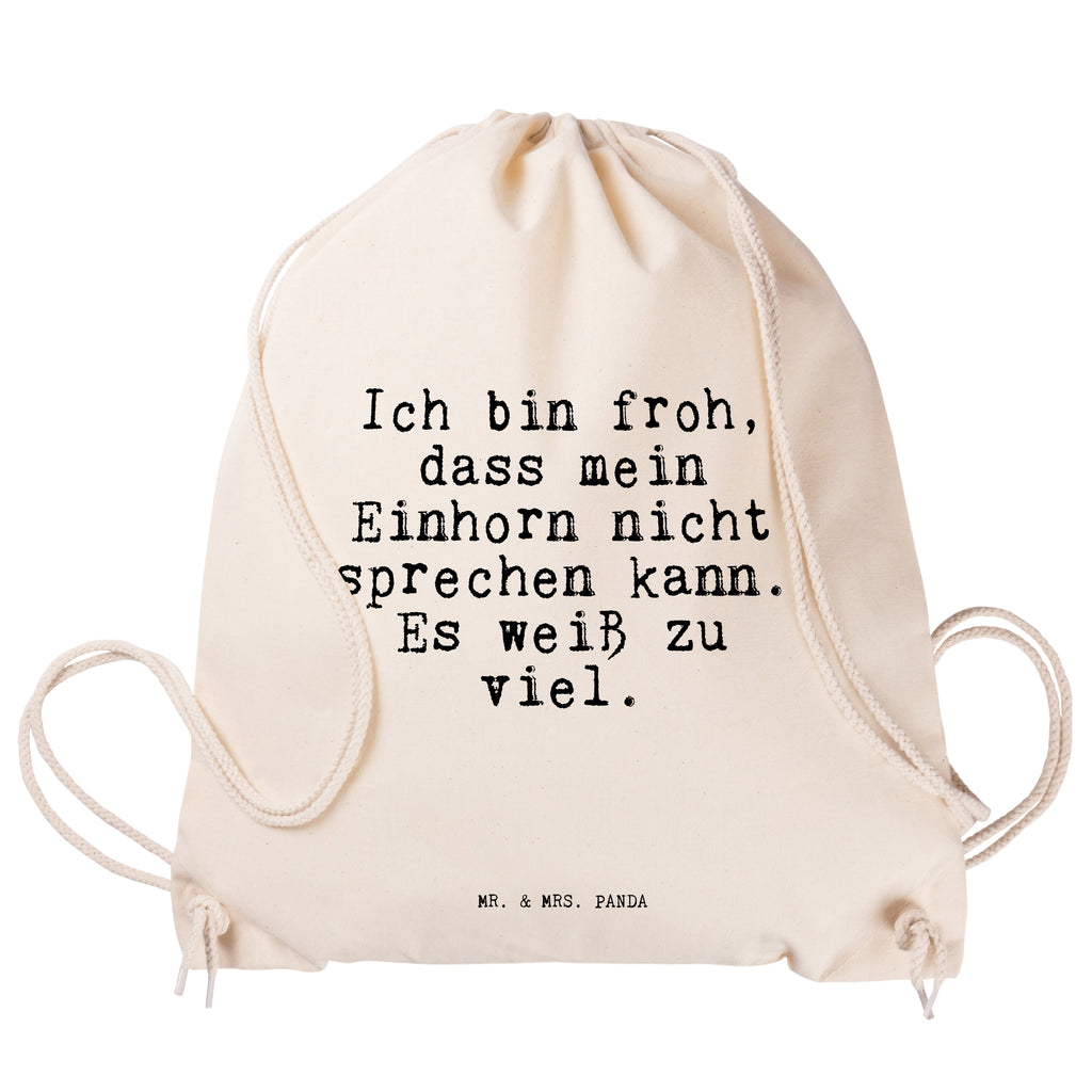 Sportbeutel Sprüche und Zitate Ich bin froh, dass mein Einhorn nicht sprechen kann. Es weiß zu viel. Sportbeutel, Turnbeutel, Beutel, Sporttasche, Tasche, Stoffbeutel, Sportbeutel Kinder, Spruch, Sprüche, lustig, Weisheiten, Zitate, Spruch Sprüche Weisheiten Zitate Lustig Weisheit Worte