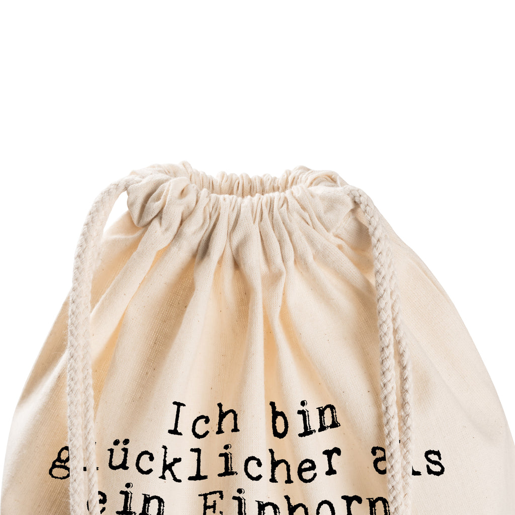 Sportbeutel Sprüche und Zitate Ich bin glücklicher als ein Einhorn, das auf einem Regenbogen sitzt und rosa Cupcakes isst. Sportbeutel, Turnbeutel, Beutel, Sporttasche, Tasche, Stoffbeutel, Sportbeutel Kinder, Spruch, Sprüche, lustig, Weisheiten, Zitate, Spruch Sprüche Weisheiten Zitate Lustig Weisheit Worte
