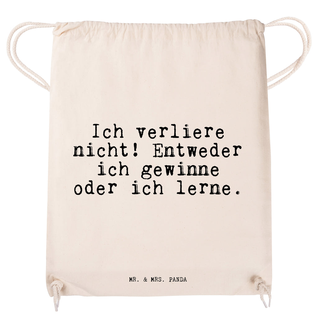 Sportbeutel Sprüche und Zitate Ich verliere nicht! Entweder ich gewinne oder ich lerne. Sportbeutel, Turnbeutel, Beutel, Sporttasche, Tasche, Stoffbeutel, Sportbeutel Kinder, Spruch, Sprüche, lustig, Weisheiten, Zitate, Spruch Sprüche Weisheiten Zitate Lustig Weisheit Worte