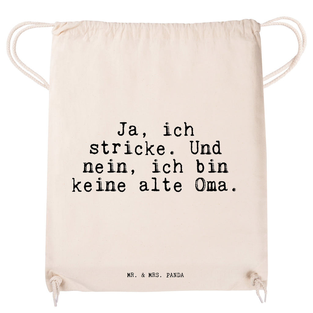 Sportbeutel Sprüche und Zitate Ja, ich stricke. Und nein, ich bin keine alte Oma. Sportbeutel, Turnbeutel, Beutel, Sporttasche, Tasche, Stoffbeutel, Sportbeutel Kinder, Spruch, Sprüche, lustig, Weisheiten, Zitate, Spruch Sprüche Weisheiten Zitate Lustig Weisheit Worte
