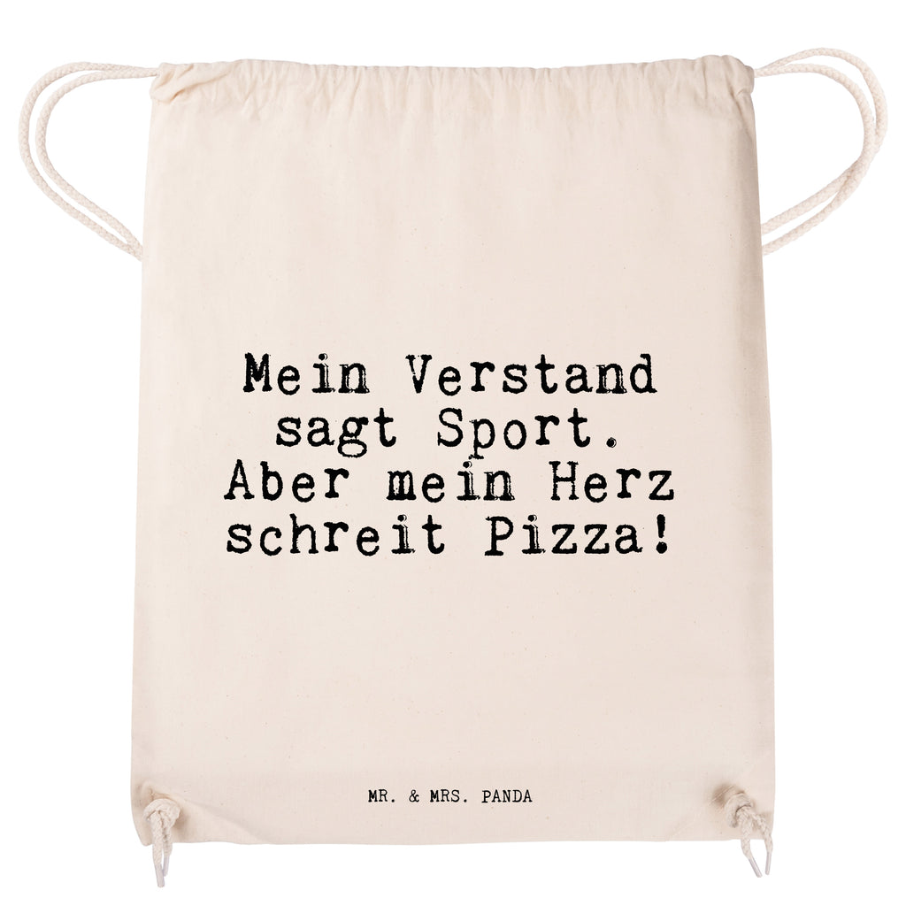Sportbeutel Sprüche und Zitate Mein Verstand sagt Sport. Aber mein Herz schreit Pizza! Sportbeutel, Turnbeutel, Beutel, Sporttasche, Tasche, Stoffbeutel, Sportbeutel Kinder, Spruch, Sprüche, lustig, Weisheiten, Zitate, Spruch Sprüche Weisheiten Zitate Lustig Weisheit Worte