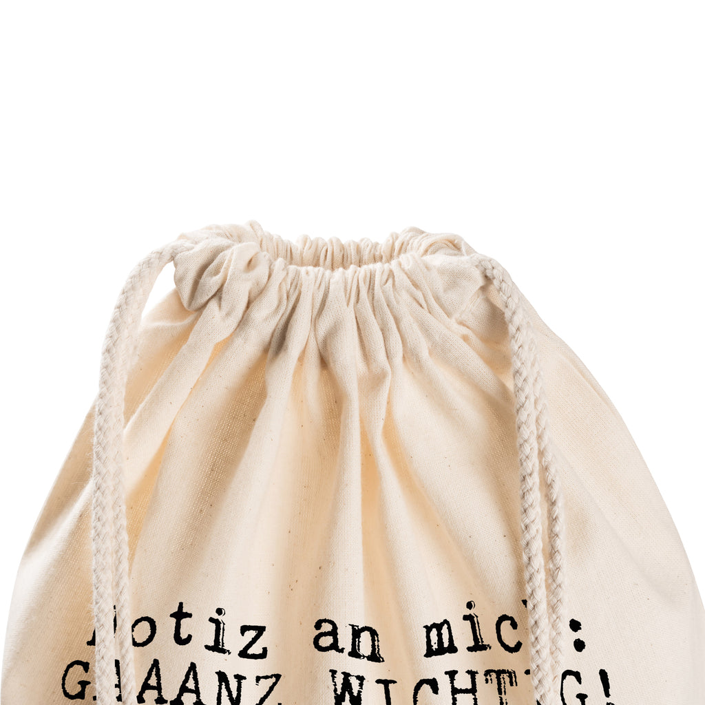 Sportbeutel Sprüche und Zitate Notiz an mich: GAAANZ WICHTIG! Erst auflegen, dann Arschloch sagen. Sportbeutel, Turnbeutel, Beutel, Sporttasche, Tasche, Stoffbeutel, Sportbeutel Kinder, Spruch, Sprüche, lustig, Weisheiten, Zitate, Spruch Sprüche Weisheiten Zitate Lustig Weisheit Worte