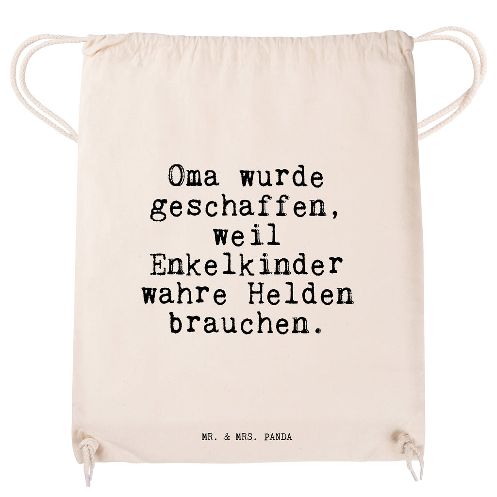 Sportbeutel Sprüche und Zitate Oma wurde geschaffen, weil Enkelkinder wahre Helden brauchen. Sportbeutel, Turnbeutel, Beutel, Sporttasche, Tasche, Stoffbeutel, Sportbeutel Kinder, Spruch, Sprüche, lustig, Weisheiten, Zitate, Spruch Sprüche Weisheiten Zitate Lustig Weisheit Worte
