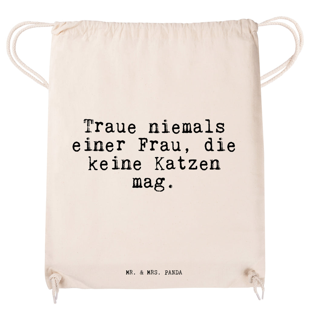 Sportbeutel Sprüche und Zitate Traue niemals einer Frau, die keine Katzen mag. Sportbeutel, Turnbeutel, Beutel, Sporttasche, Tasche, Stoffbeutel, Sportbeutel Kinder, Spruch, Sprüche, lustig, Weisheiten, Zitate, Spruch Sprüche Weisheiten Zitate Lustig Weisheit Worte