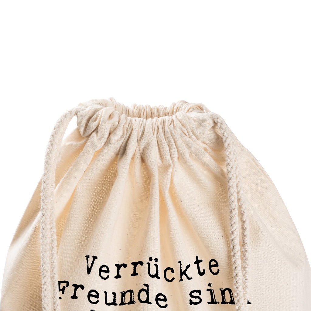 Sportbeutel Sprüche und Zitate Verrückte Freunde sind eigentlich alles, was man zum Leben braucht. Sportbeutel, Turnbeutel, Beutel, Sporttasche, Tasche, Stoffbeutel, Sportbeutel Kinder, Spruch, Sprüche, lustig, Weisheiten, Zitate, Spruch Sprüche Weisheiten Zitate Lustig Weisheit Worte