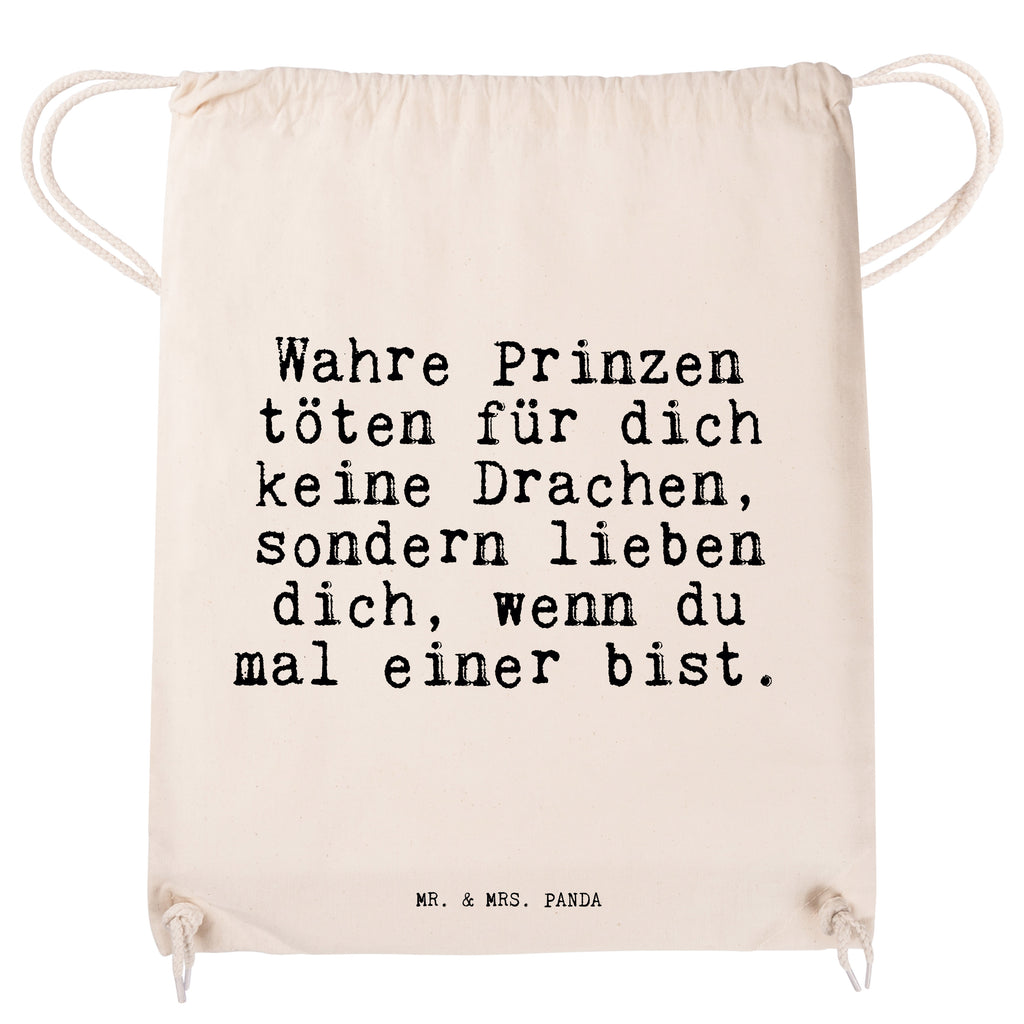 Sportbeutel Sprüche und Zitate Wahre Prinzen töten für dich keine Drachen, sondern lieben dich, wenn du mal einer bist. Sportbeutel, Turnbeutel, Beutel, Sporttasche, Tasche, Stoffbeutel, Sportbeutel Kinder, Spruch, Sprüche, lustig, Weisheiten, Zitate, Spruch Sprüche Weisheiten Zitate Lustig Weisheit Worte