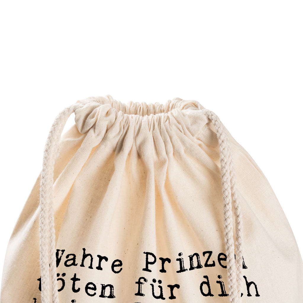 Sportbeutel Sprüche und Zitate Wahre Prinzen töten für dich keine Drachen, sondern lieben dich, wenn du mal einer bist. Sportbeutel, Turnbeutel, Beutel, Sporttasche, Tasche, Stoffbeutel, Sportbeutel Kinder, Spruch, Sprüche, lustig, Weisheiten, Zitate, Spruch Sprüche Weisheiten Zitate Lustig Weisheit Worte
