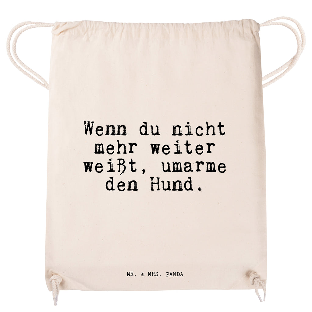 Sportbeutel Sprüche und Zitate Wenn du nicht mehr weiter weißt, umarme den Hund. Sportbeutel, Turnbeutel, Beutel, Sporttasche, Tasche, Stoffbeutel, Sportbeutel Kinder, Spruch, Sprüche, lustig, Weisheiten, Zitate, Spruch Sprüche Weisheiten Zitate Lustig Weisheit Worte