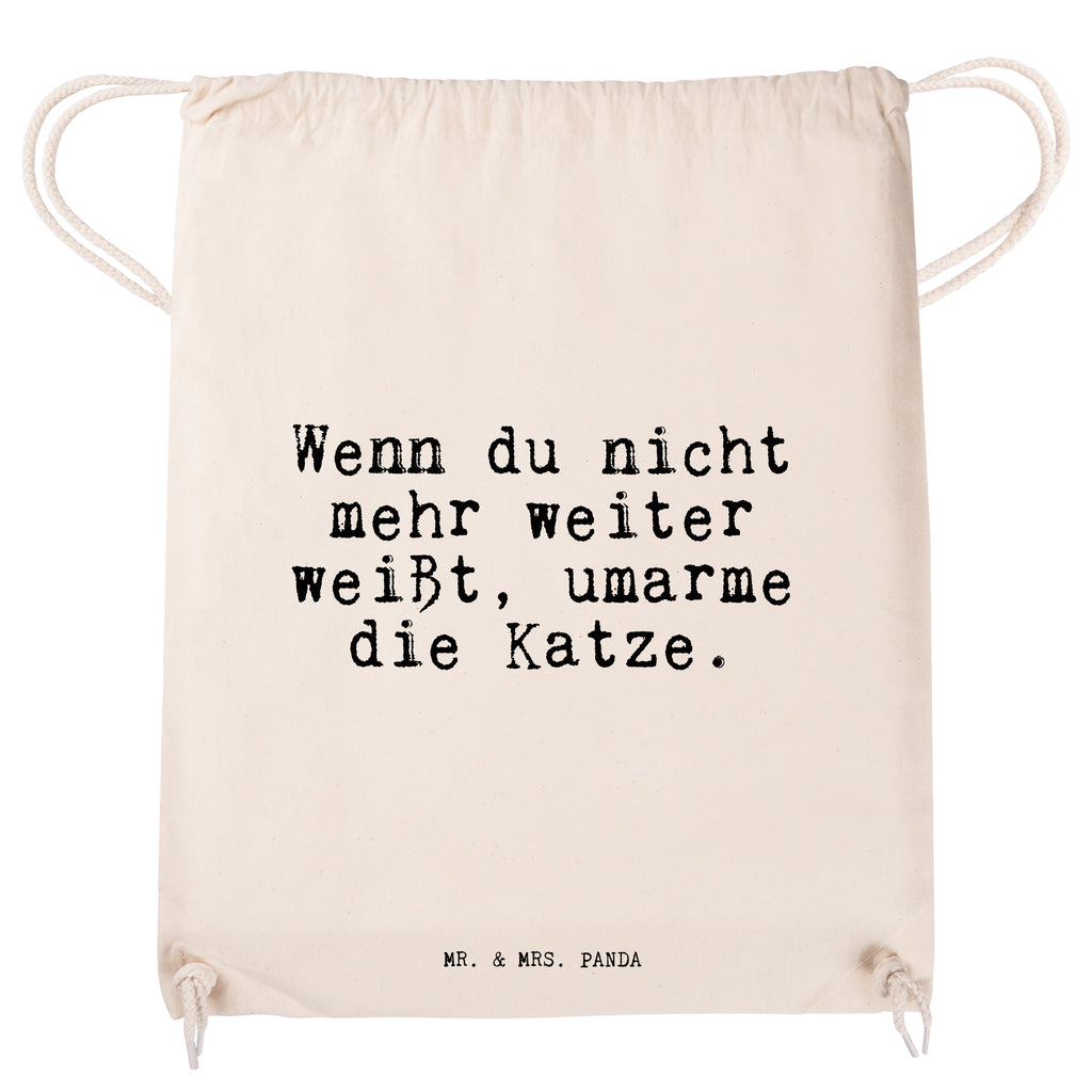 Sportbeutel Sprüche und Zitate Wenn du nicht mehr weiter weißt, umarme die Katze. Sportbeutel, Turnbeutel, Beutel, Sporttasche, Tasche, Stoffbeutel, Sportbeutel Kinder, Spruch, Sprüche, lustig, Weisheiten, Zitate, Spruch Sprüche Weisheiten Zitate Lustig Weisheit Worte