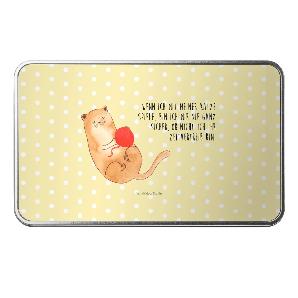 Metalldose rechteckig Katzen Wollknäul Blechdose, Metalldose, Blechbox, Container, Keksdose, Vorratsdose, Vorratsbox, Döschen, Versperbox, Vesperdose, Aufbewahrungsdose, Aufbewahrungsbox, Aluminiumdose, Dose, Katze, Katzenmotiv, Katzenfan, Katzendeko, Katzenfreund, Katzenliebhaber, Katzenprodukte, Katzenartikel, Katzenaccessoires, Katzensouvenirs, Katzenliebhaberprodukte, Katzenmotive, Katzen, Kater, Mietze, Cat, Cats, Katzenhalter, Katzenbesitzerin, Haustier, Wollknäuel, Wolle, Spielen, Spiel, verspielt