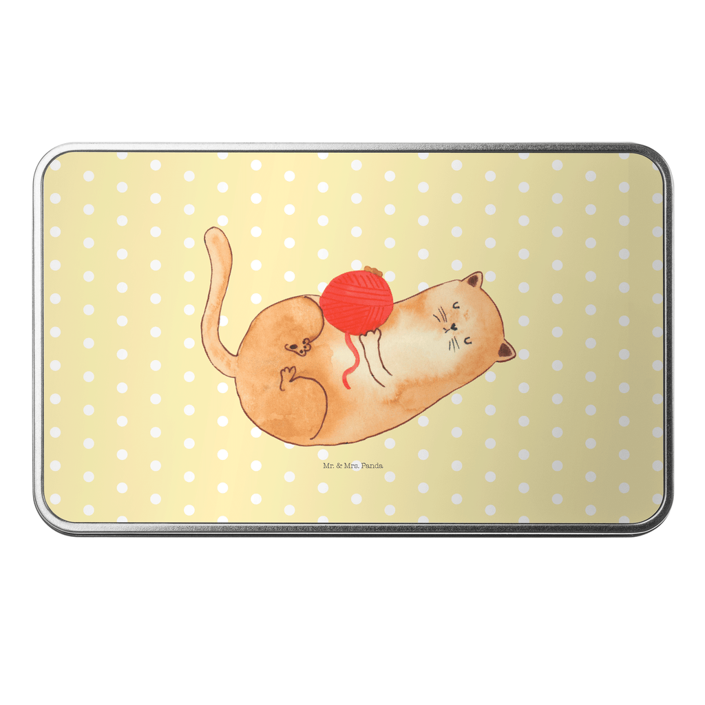 Metalldose rechteckig Katzen Wollknäul Blechdose, Metalldose, Blechbox, Container, Keksdose, Vorratsdose, Vorratsbox, Döschen, Versperbox, Vesperdose, Aufbewahrungsdose, Aufbewahrungsbox, Aluminiumdose, Dose, Katze, Katzenmotiv, Katzenfan, Katzendeko, Katzenfreund, Katzenliebhaber, Katzenprodukte, Katzenartikel, Katzenaccessoires, Katzensouvenirs, Katzenliebhaberprodukte, Katzenmotive, Katzen, Kater, Mietze, Cat, Cats, Katzenhalter, Katzenbesitzerin, Haustier, Wollknäuel, Wolle, Spielen, Spiel, verspielt