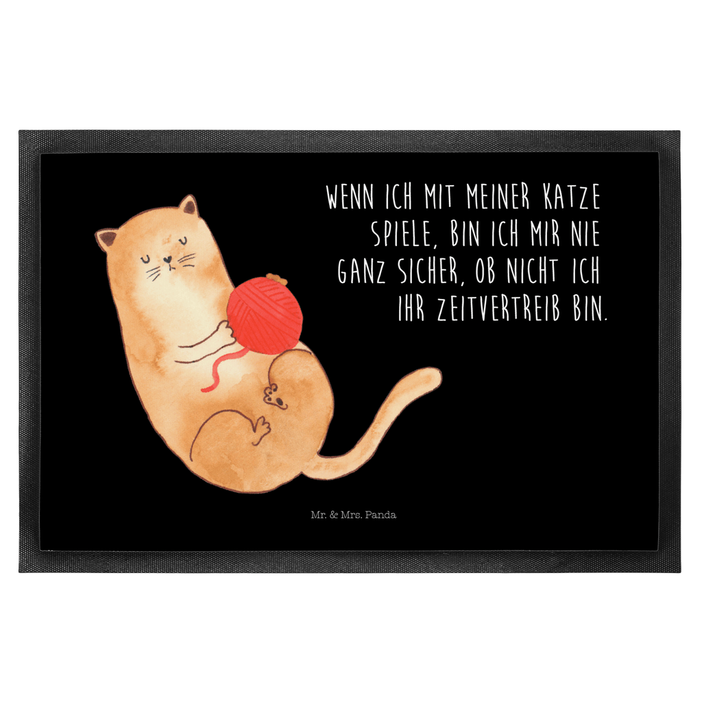 Fußmatte Katzen Wollknäul Katzen, Katze, Kater, Mietze, Cat, Cats, Katzenhalter, Katzenbesitzerin, Haustier, Wollknäuel, Wolle, Spielen, Spiel, verspielt,	 Türvorleger, Schmutzmatte, Fußabtreter, Matte, Schmutzfänger, Fußabstreifer, Schmutzfangmatte, Türmatte, Motivfußmatte,  Haustürmatte, Vorleger  Katze, Katzenmotiv, Katzenfan, Katzendeko, Katzenfreund, Katzenliebhaber, Katzenprodukte, Katzenartikel, Katzenaccessoires, Katzensouvenirs, Katzenliebhaberprodukte, Katzenmotive